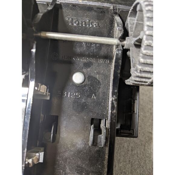 Vintage Tonka Black Semi Truck & Trailer BF Goodrich T/A Tires 1970’s 21 " USA - Picture 8 of 12